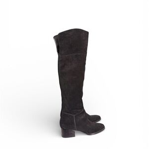 BP Nordstrom Over-the-Knee Boots Suede Leather Black